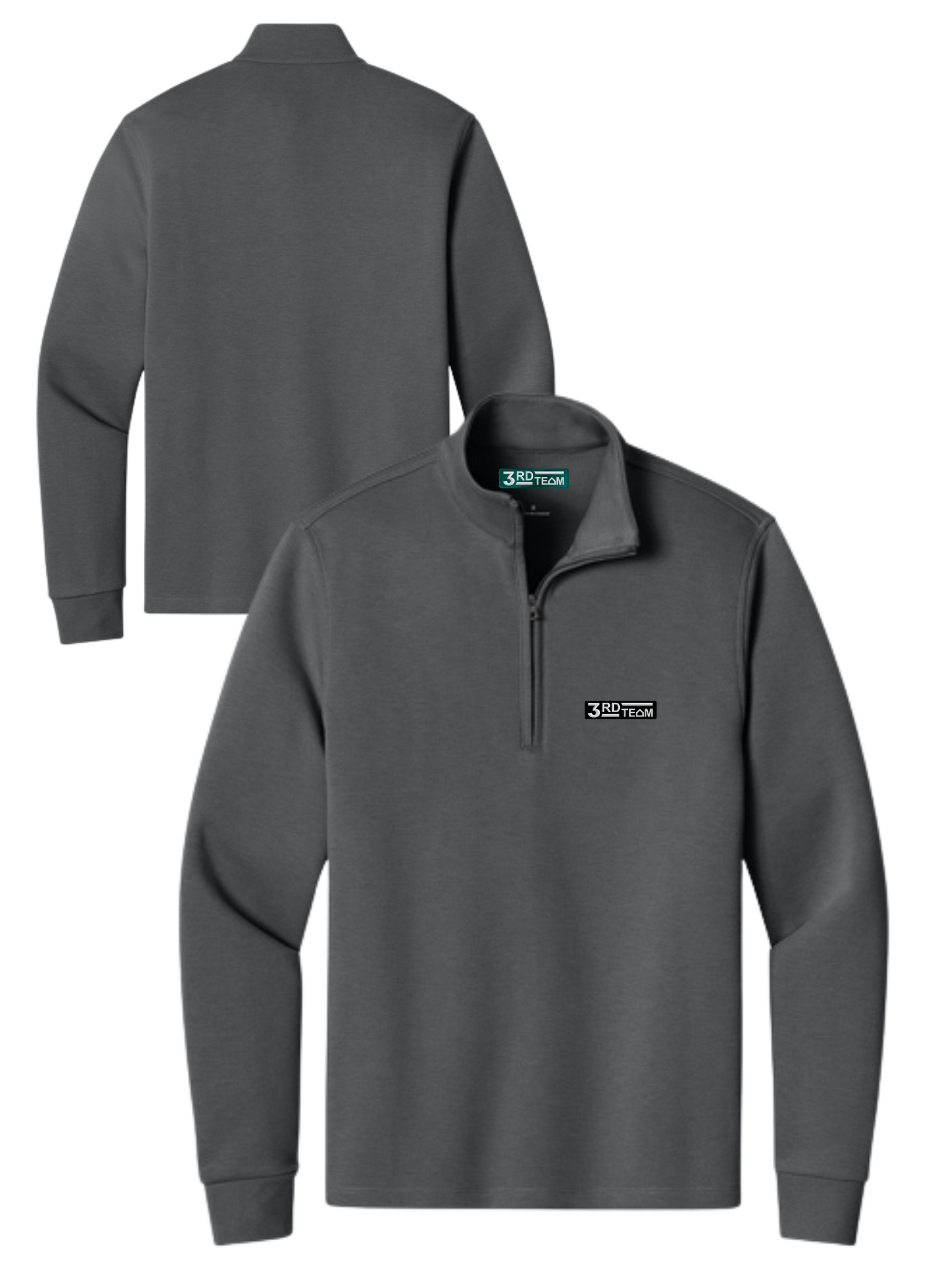 3Ti Men's Signature Double Pique 1/4-Zip